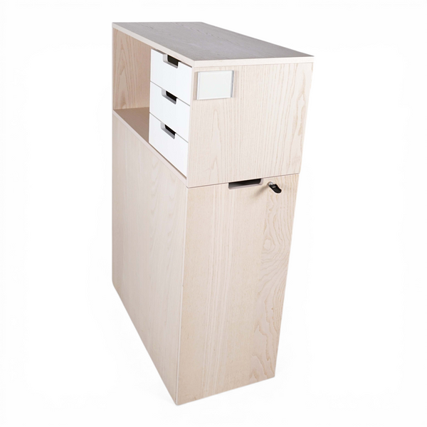 Tårnskap med hylle venstre