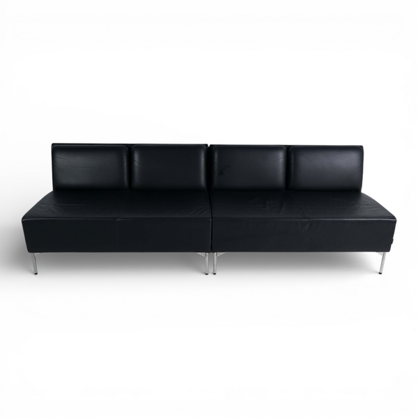 Loungesofa i kunstskinn