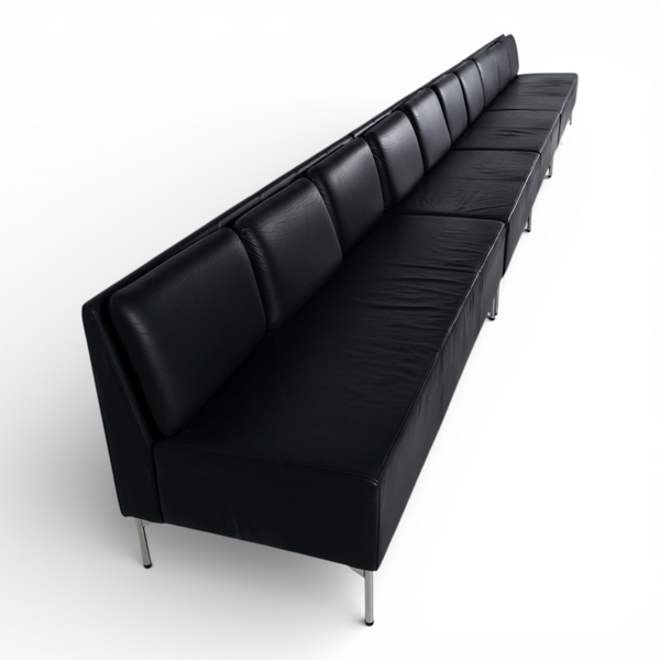 Loungesofa i kunstskinn