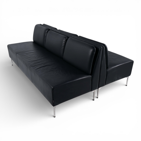 Loungesofa i kunstskinn