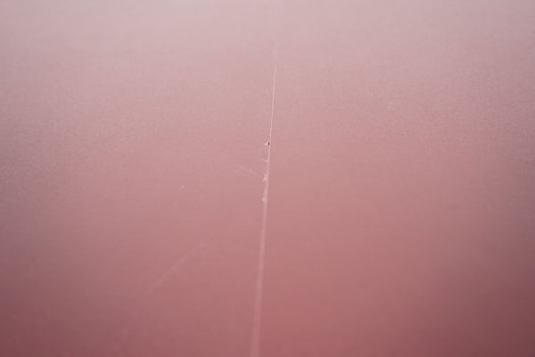 Møte-/kantinebord 240x90-120cm, Burgunder bordplate med sort understell