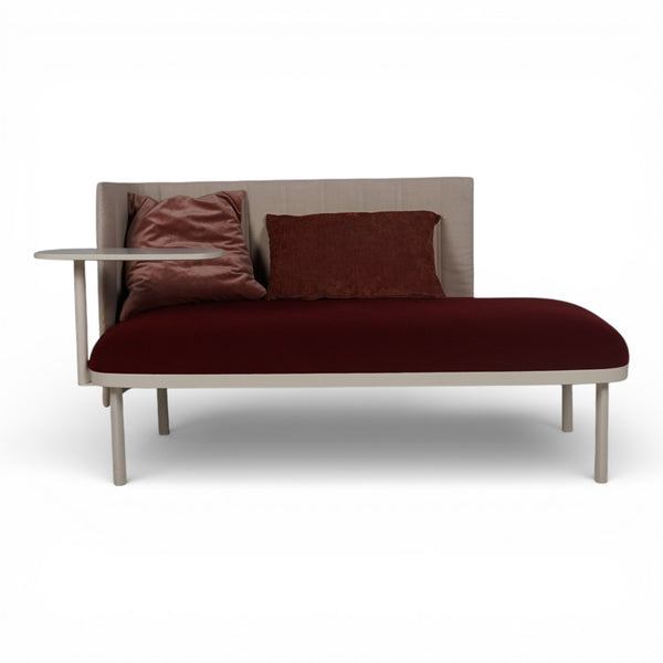Loungesofa med sidebord