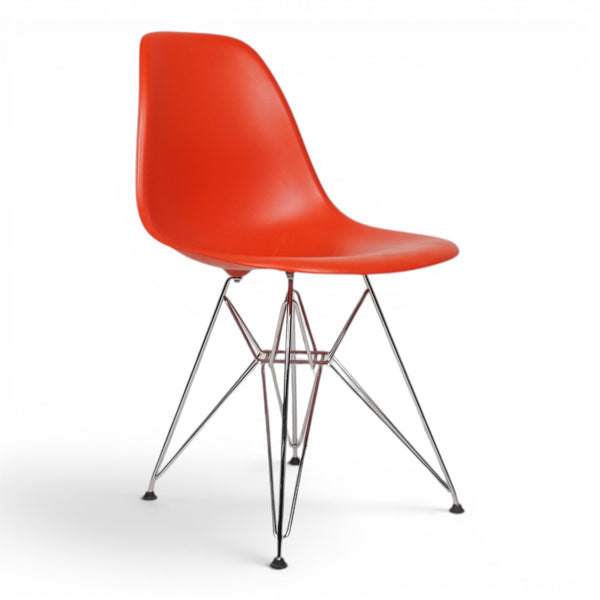 Vitra eames plastic chair DSR rød