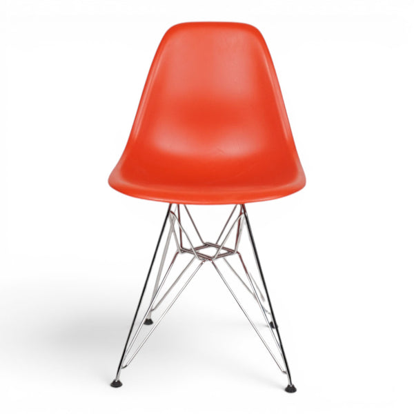 Vitra eames plastic chair DSR rød