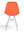Vitra eames plastic chair DSR rød