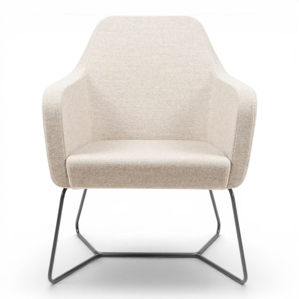 HarcTub lav lenestol med meier, beige