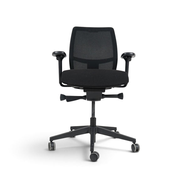 Savo Soul mesh kontorstol, sort, med armlener
