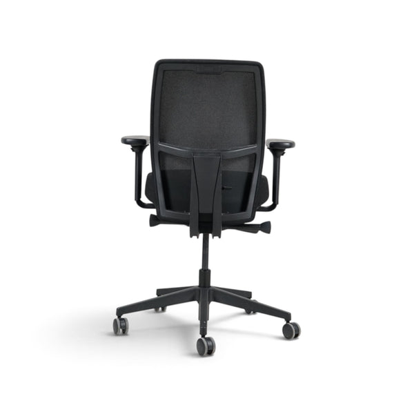 Savo Soul mesh kontorstol, sort, med armlener