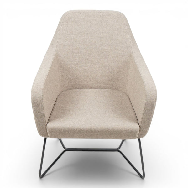 HarcTub lav lenestol med meier, beige