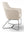 HarcTub lav lenestol med meier, beige