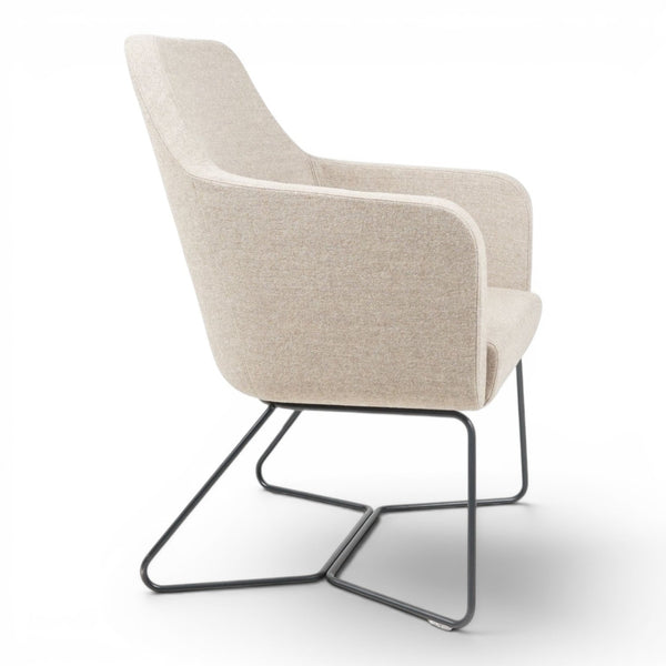 HarcTub lav lenestol med meier, beige
