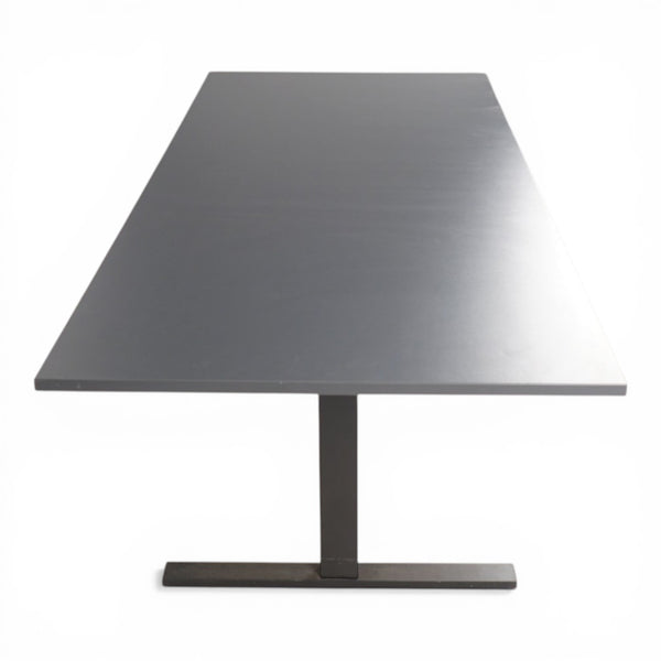 Sort/mørk grå møtebord 200x90