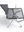 Loopr AS Alias meetingframe konferansestol med sort netting og understell i polert aluminium