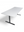 Loopr AS Dencon Delta møtebord med grå bordplate og sort understell, 200x90 cm, moderne design for kontor.