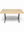 Loopr AS EFG konferansebord med lys eikeplate og sort understell, 140x80 cm