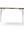 Loopr AS Materia klappbord med lys bordplate og sølvfargede metallben, 120x55 cm