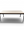 Spisebord med 3,5 cm tykk bordplate i heltre og minimalistisk sort metallunderstell, 200x100 cm