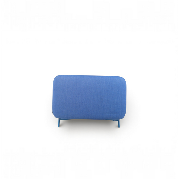 Loopr AS Pedrali Modus sofa i blått tekstil med minimalistisk design og matchende blå ben