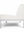 Lysegrå 2-seters sofa, sett bakfra