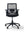 Sort Ahrend kontorstol fra Refurnish by Loopr med nettingrygg, armlener og hjul for ergonomisk kontorbruk