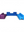 Refurnish by Loopr Ahrend sofagruppe i lilla og blå moduler med integrerte små sidebord