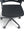 Refurnish by Loopr Ahrend kontorstol i sort tekstil med armlener og hjul for ergonomisk kontorarbeid