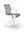 Refurnish by Loopr Alias conference chair with black mesh back and seat, chrome arms and base.