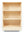 Refurnish by Loopr open bookshelf in light birch wood with three spacious storage shelves