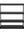 Refurnish by Loopr black metal shelving unit with three open tiers and a minimalist rectangular frame