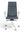 Refurnish by Loopr black fabric office chair with armrests and chrome base