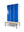 Refurnish by Loopr CLASSIC garderobeskap med tre blå seksjoner og integrert benkestativ i stål og tre