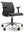 Refurnish by Loopr grey fabric office chair with armrests, adjustable height, and a five-star base with wheels.
