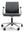 Refurnish by Loopr grey fabric office chair with armrests, adjustable height, and a five-star base with wheels.
