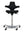 Refurnish by Loopr HÅG Capisco 8106 ergonomic office chair with black saddle seat and silver base on white background