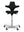 Refurnish by Loopr HÅG Capisco 8106 ergonomic office chair with black saddle seat and silver grey base