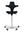 Refurnish by Loopr HÅG Capisco 8106 ergonomic office chair with black saddle seat and grey base on a white background