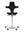 Refurnish by Loopr HÅG Capisco 8106 ergonomic office chair with black saddle seat and grey base, back view