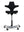 Refurnish by Loopr HÅG Capisco 8106 ergonomic office chair with black upholstered seat and silver metal base