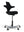 Refurnish by Loopr HÅG Capisco 8106 ergonomic office chair with black upholstered seat and silver metal base