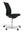 Refurnish by Loopr HÅG H05 5600 ergonomic office chair in black fabric with a grey base and no armrests