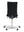 Refurnish by Loopr HÅG H05 ergonomic office chair in black fabric with a grey five-star base, rear view.