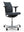 Refurnish by Loopr HÅG H05 5400 office chair with grey fabric seat, adjustable armrests, and silver grey base