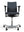 Refurnish by Loopr HÅG H05 5400 office chair with grey fabric seat, black armrests, and silver-grey base