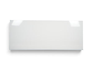 Refurnish by Loopr hvit whiteboard i størrelse 300x120 cm med glatt skriveoverflate for kontor eller skole.
