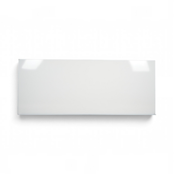 Refurnish by Loopr hvit whiteboard i størrelse 300x120 cm med glatt skriveoverflate for kontor eller skole.