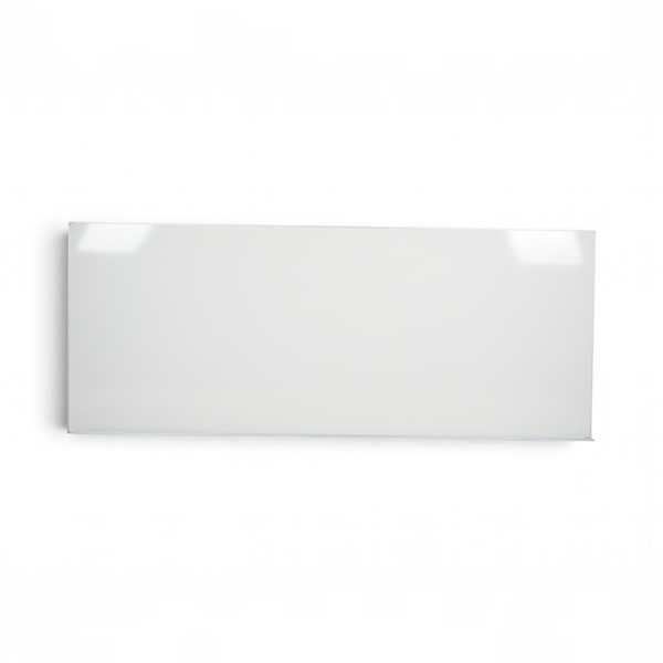 Hvit whiteboard fra Refurnish by Loopr, 300x120 cm, med en glatt og blank skriveflate for kontor eller skole.