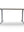 Refurnish by Loopr konferansebord med hvit bordplate og grått understell, 160x80 cm.