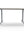 Refurnish by Loopr konferansebord med hvit bordplate og grått understell, 180x80 cm
