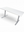 Refurnish by Loopr konferansebord med hvit bordplate og grått understell, 160x80 cm