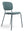 Refurnish by Loopr light green stackable IKEA chair with a fabric seat and backrest on a slim metal frame